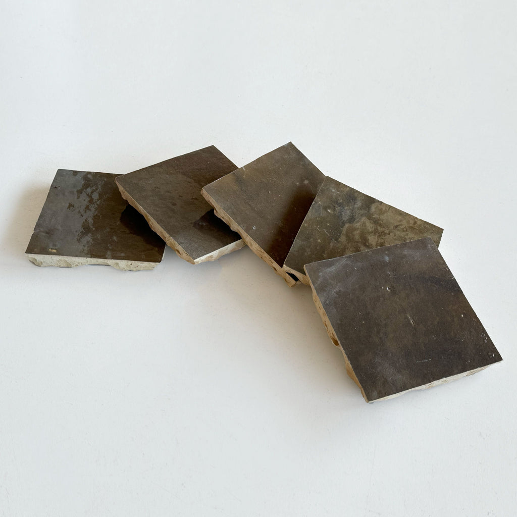 Shiitake Zellige 4"x4" by Tilesofezra