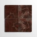 Red Onyx 4"x4" Honed Marble Tile
