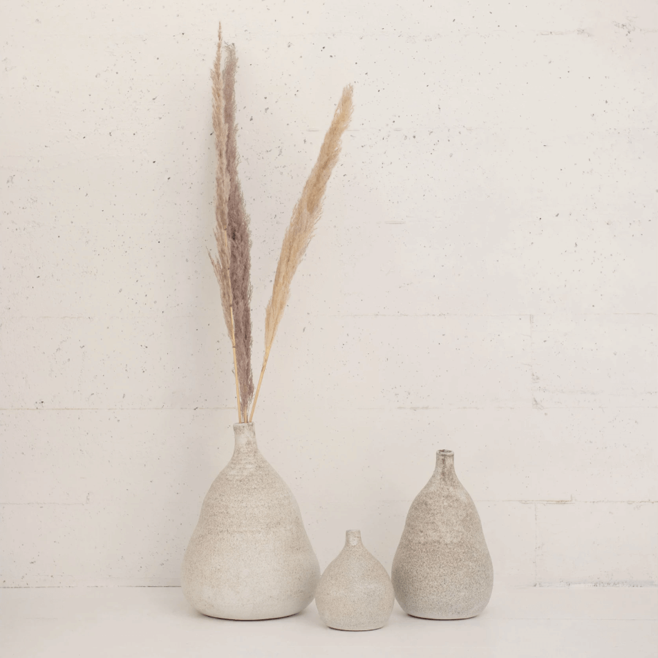 Distressed Terracotta Vase with Glaze