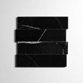 Nero St. Gabriel 3" x 12" Honed Marble Tile