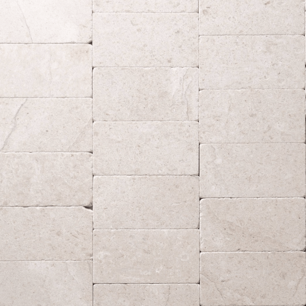Sierra Limestone 3"x6" Honed & Tumbled Marble Tile