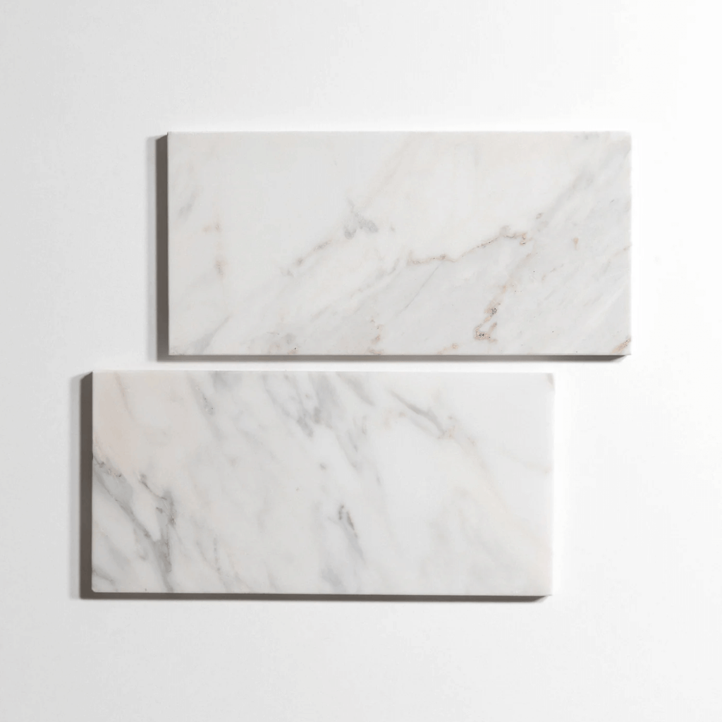 Calacatta 6"x12" Honed Marble Tile