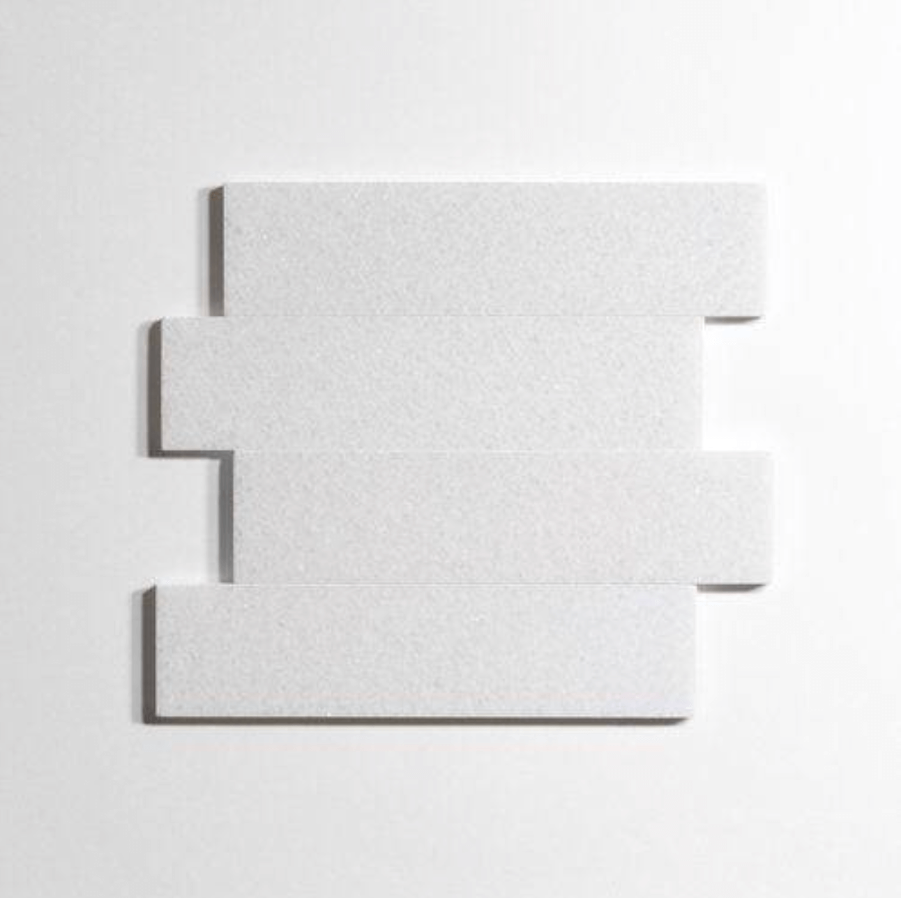 Crystal White 3"x12" Polished Marble Tile