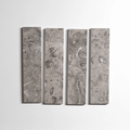 Sage Gray 3"x12" Honed Marble Tile