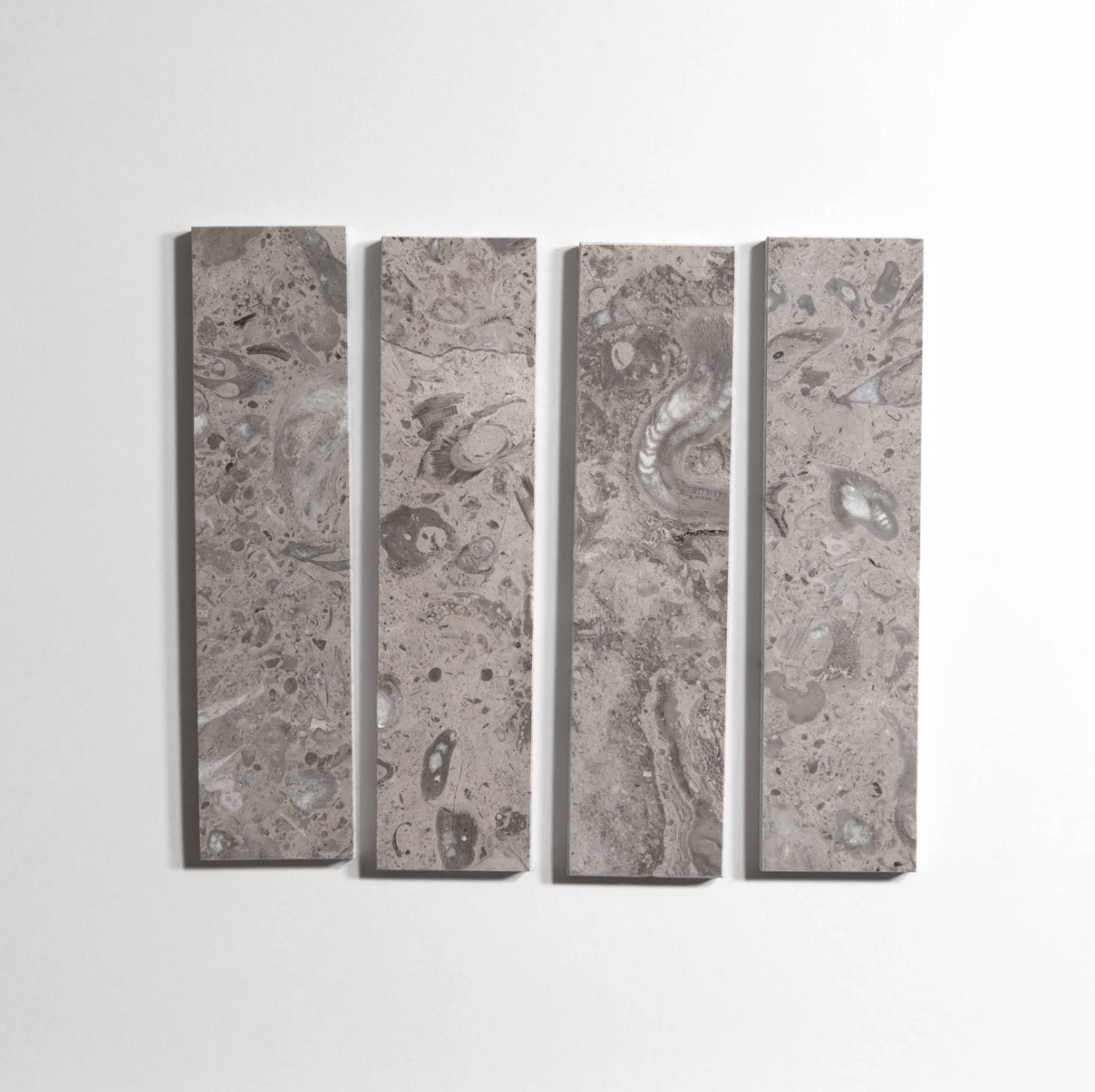Sage Gray 3"x12" Honed Marble Tile