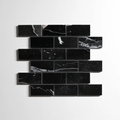 Nero St. Gabriel Polished 2" x 4" Brick Marble Tile