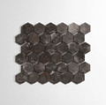 New St. Laurent Honed Hexagon Mosaic Marble Tile