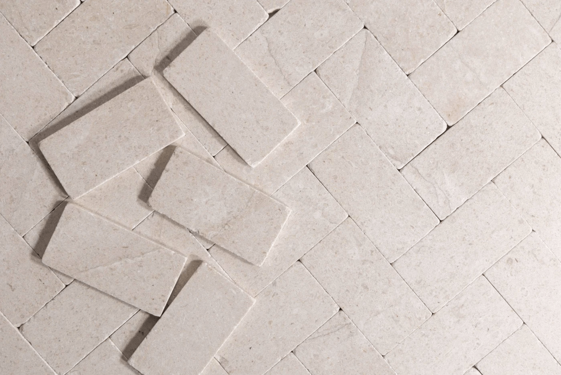 Sierra Limestone 3"x6" Honed & Tumbled Marble Tile