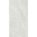 Bergstone 24x48 deco porcelain tile in a light gray textured design, perfect for modern interior decor.