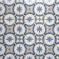Dolcevita 10"x10" Deco Tile Collection featuring intricate blue and white Vietri ceramic patterns.