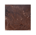Red Onyx 12x12 marble tile featuring warm red tones and irregular veining, resembling abstract art for elegant flooring.