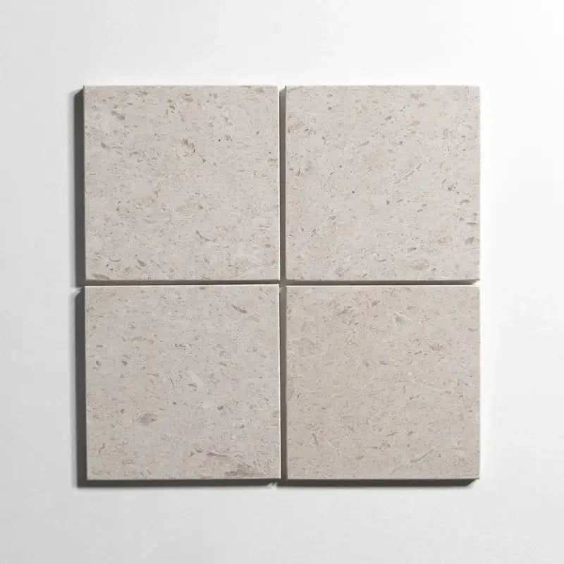 Sierra Limestone 4"x4" Honed Marble Tile