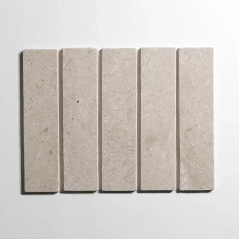 Sierra Limestone Honed & Beveled 3"x12" Marble Tile