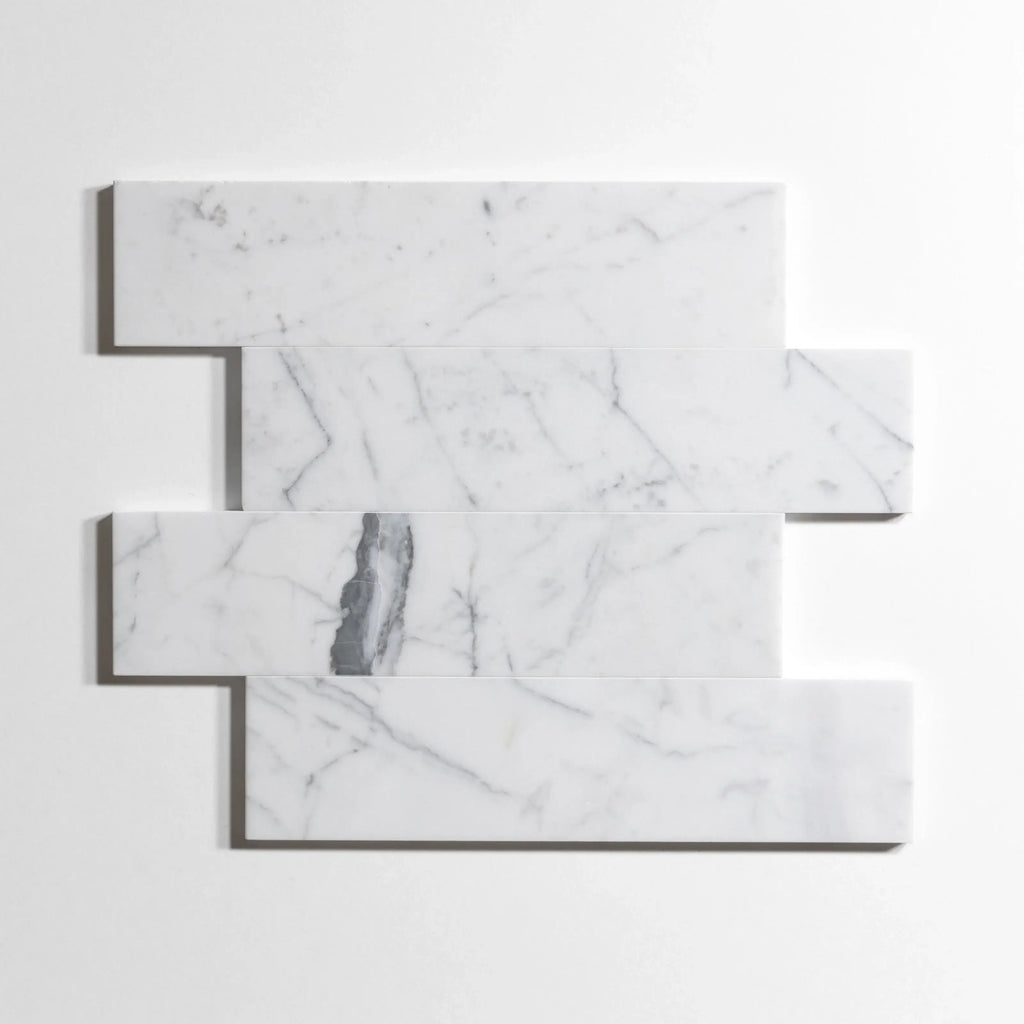 Statuary 3"x12" Polished Marble