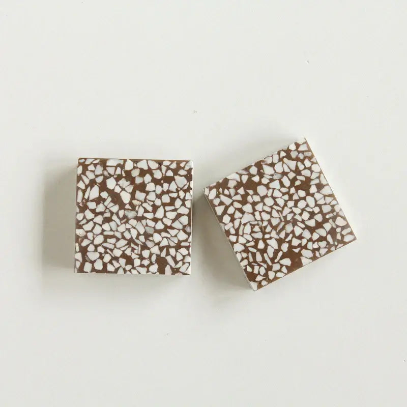 Nutmeg Terrazzo 4"x4" by Tilesofezra