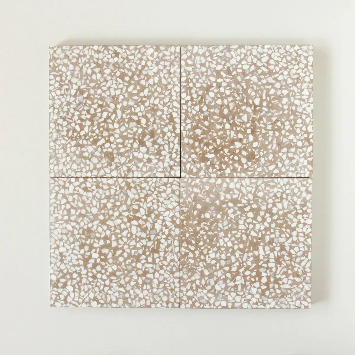 Nutmeg 12"x12" Square Terrazzo Tile by Tilesofezra
