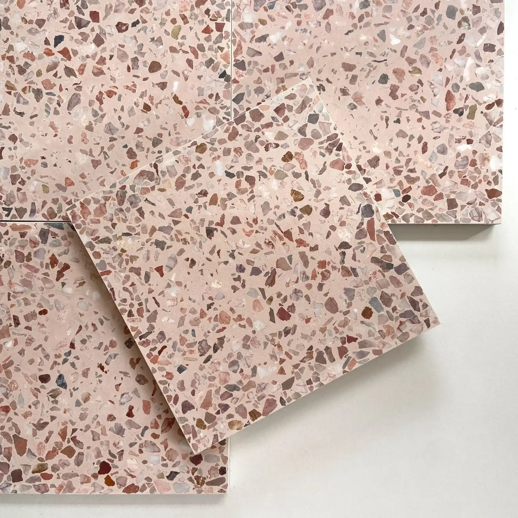 Chili 12"x12" Square Terrazzo Tile by Tilesofezra