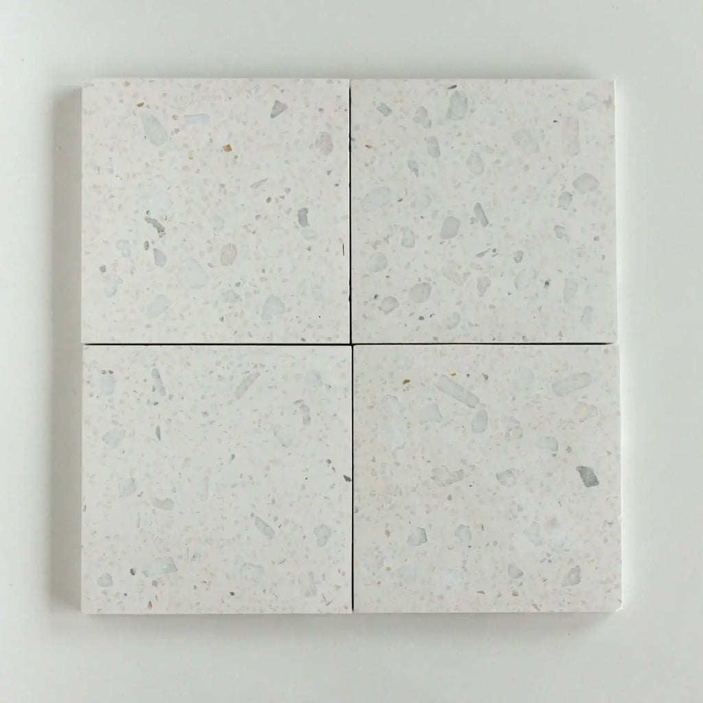 Basmati 12"x12" Square Terrazzo Tile by Tilesofezra