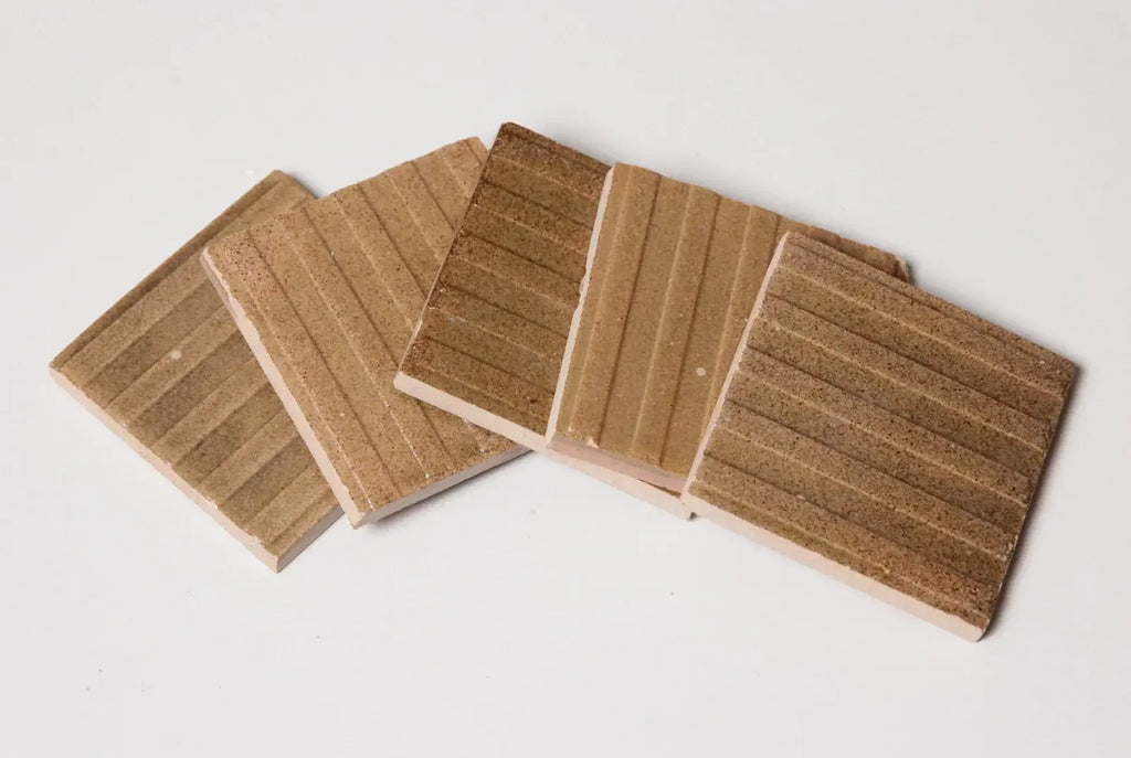Raki Ash 4"x4" Square Tile by Tilesofezra