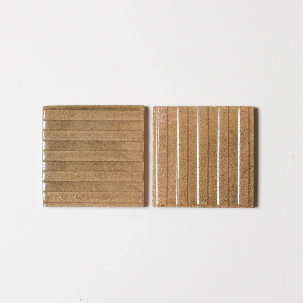 Raki Ash 4"x4" Square Tile by Tilesofezra
