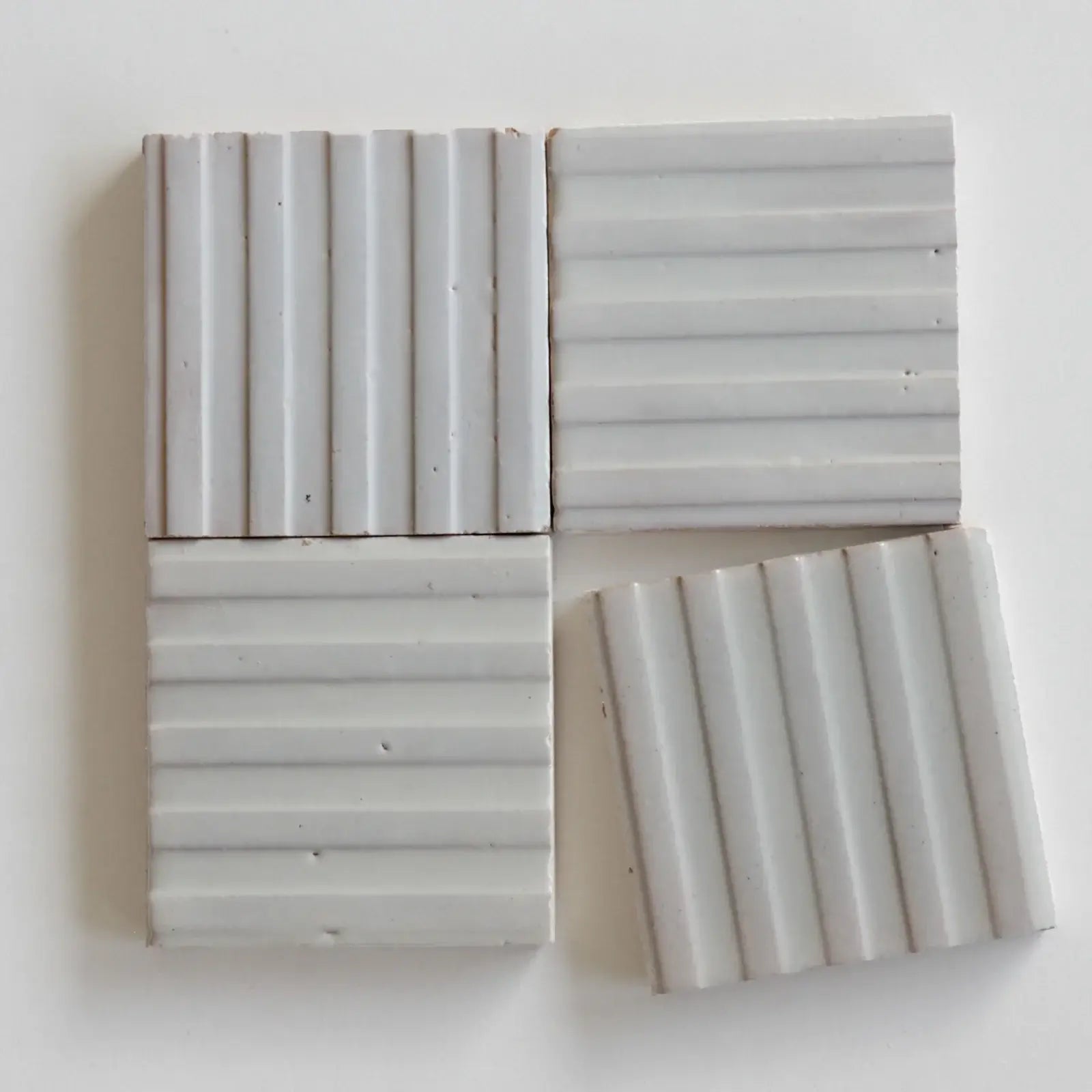 Raki Nieve 4"x4" Square Tile by Tilesofezra
