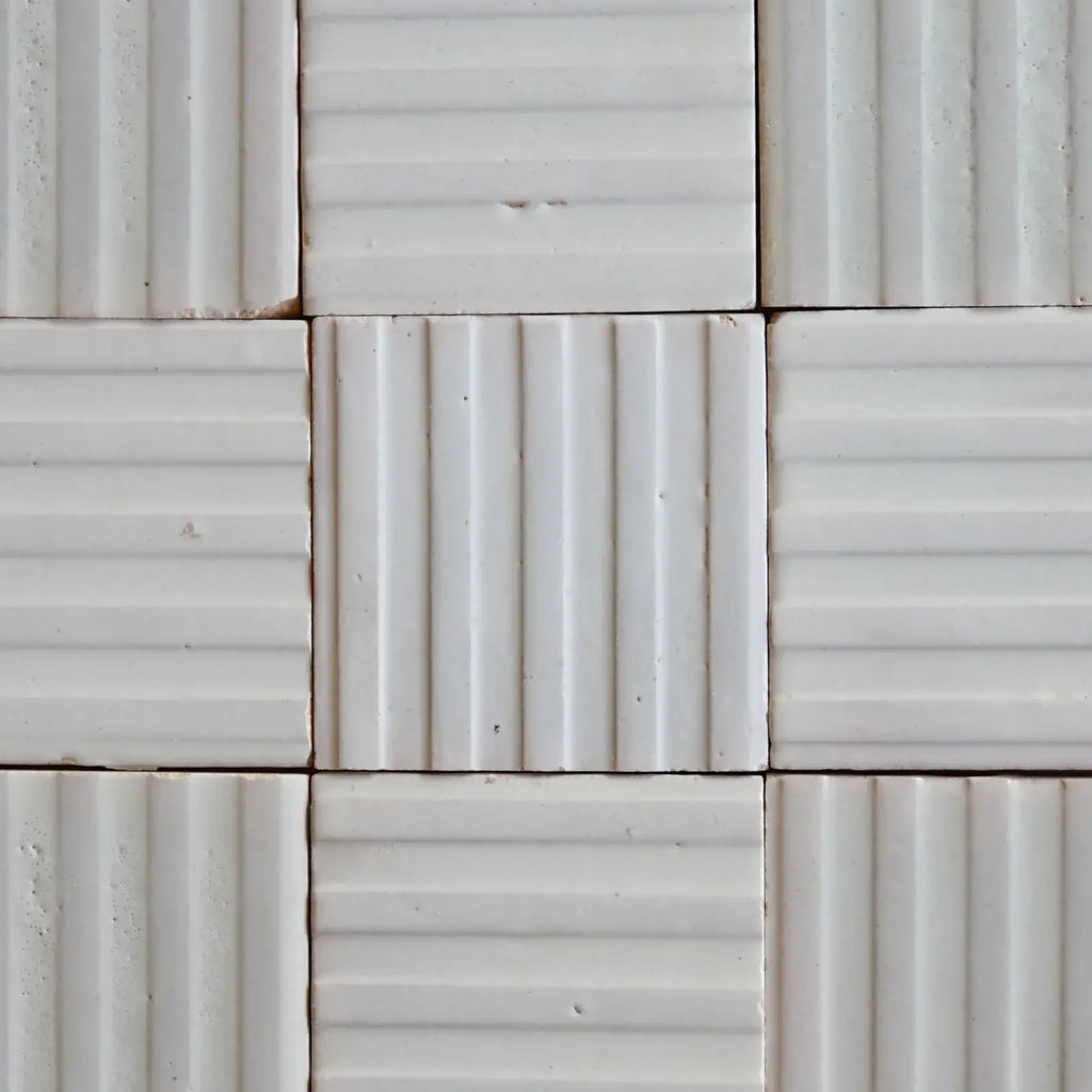 Raki Nieve 4"x4" Square Tile by Tilesofezra