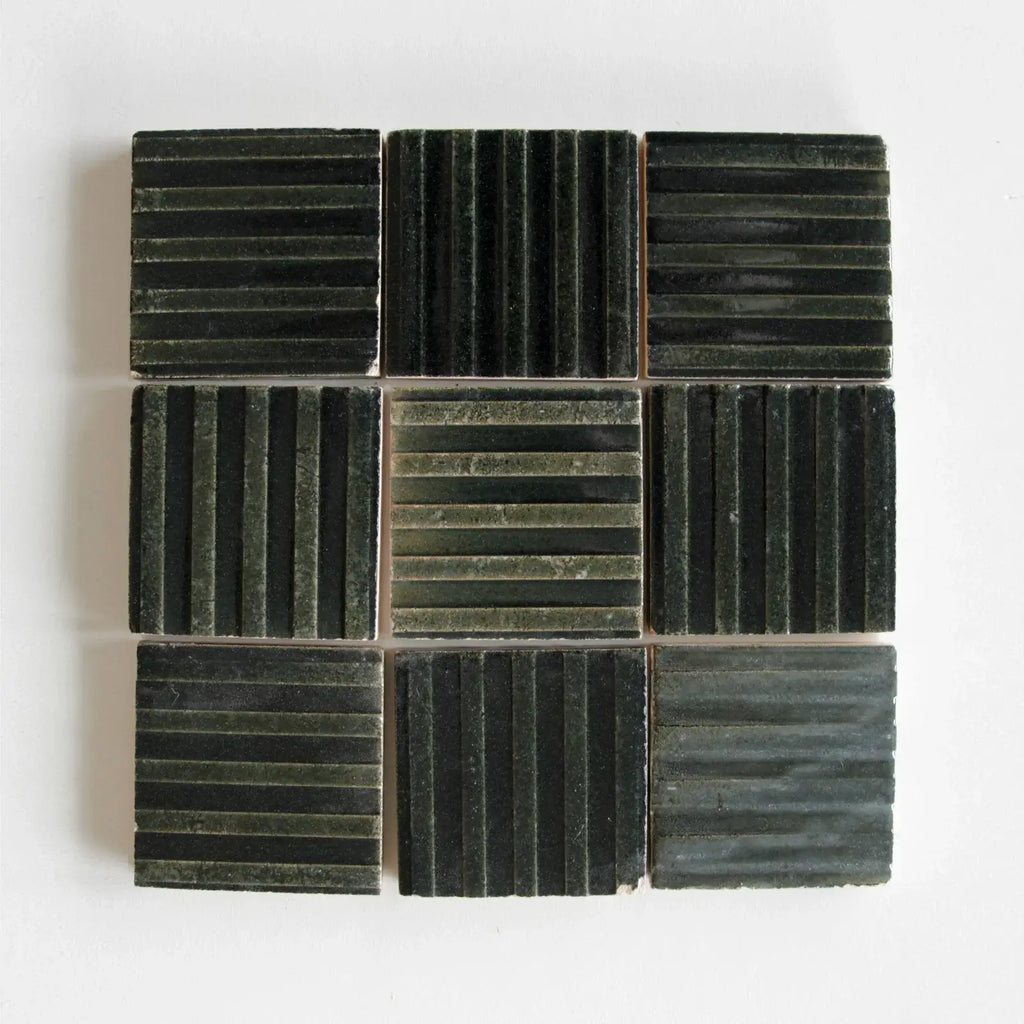 Raki Oscuro 4"x4" Square Tile by Tilesofezra