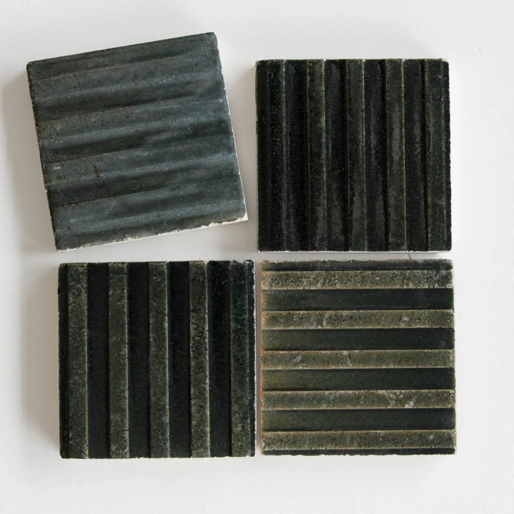 Raki Oscuro 4"x4" Square Tile by Tilesofezra