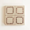 Tulip Chocolate 4"x4" by Tilesofezra