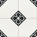 Colonial Doble Black 8x8" Tile