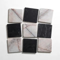 Rosewood & Nero St. Gabriel 4"x4" Checkered Tumbled Marble