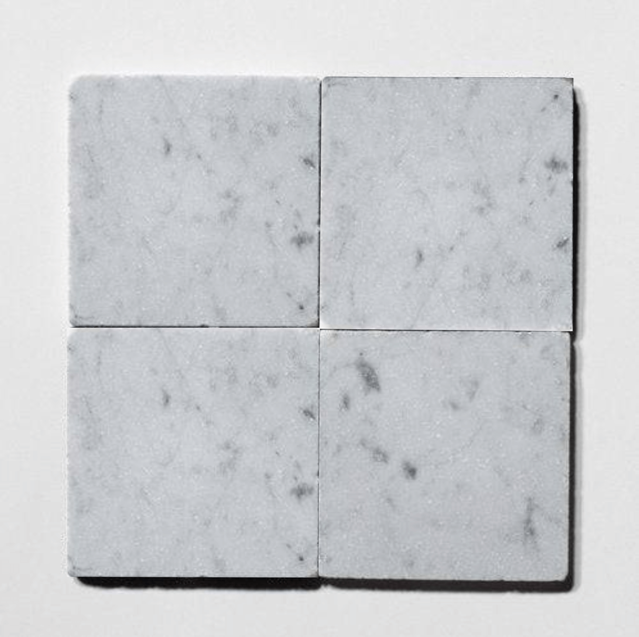 Venatino Carrara 6"x6" Tumbled Marble Tile
