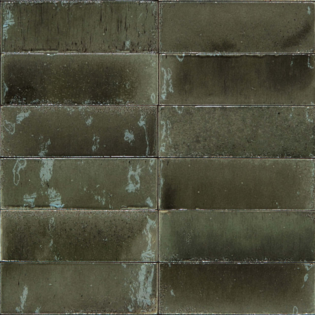 Gleeze Bianco Glossy Porcelain 2"x6"