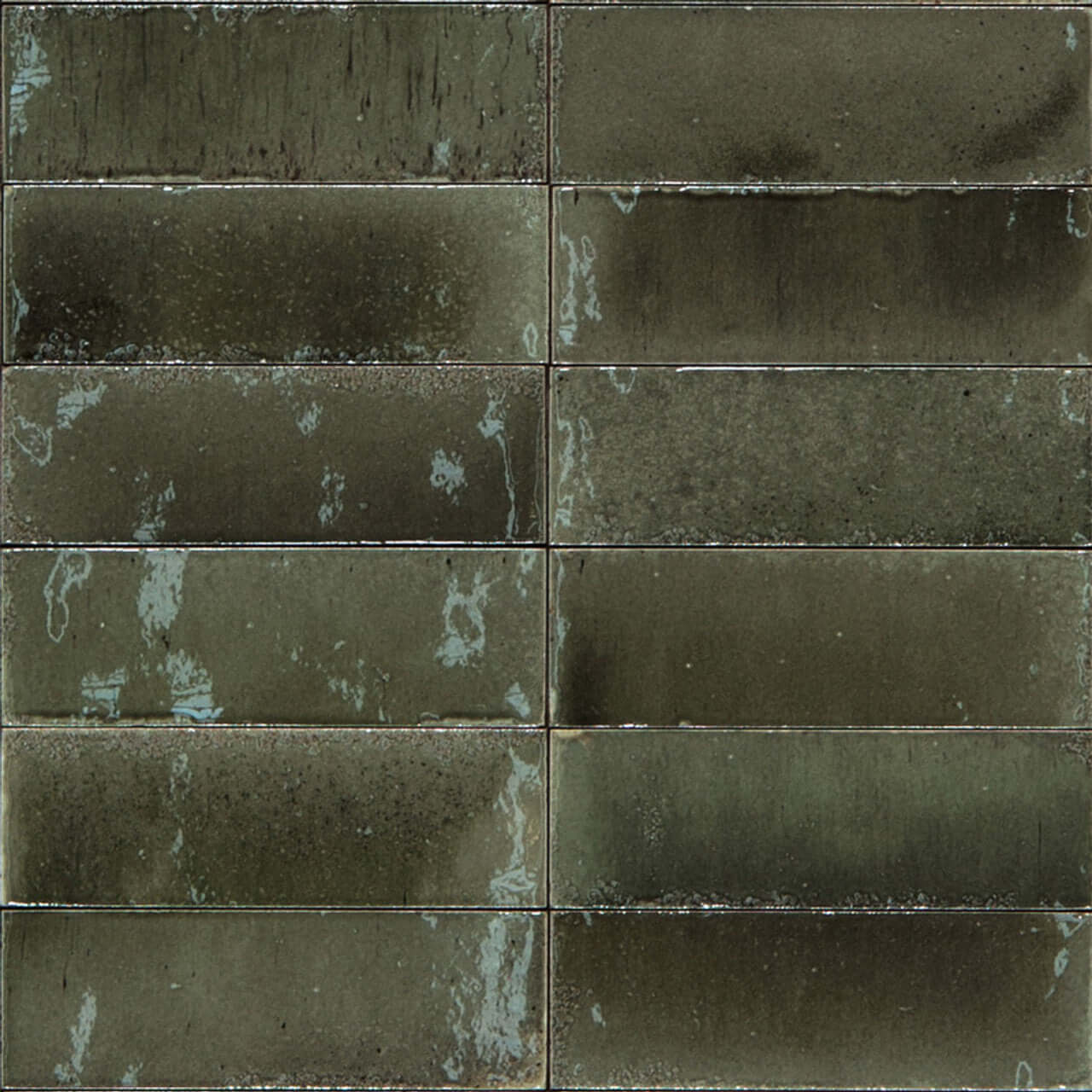 Gleeze Bianco Glossy Porcelain 2"x6"